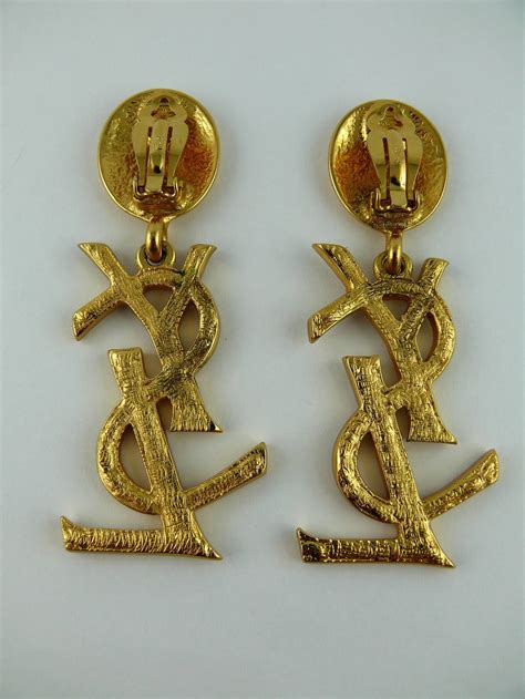 yves saint laurent ohrringe|ysl st laurent earrings.